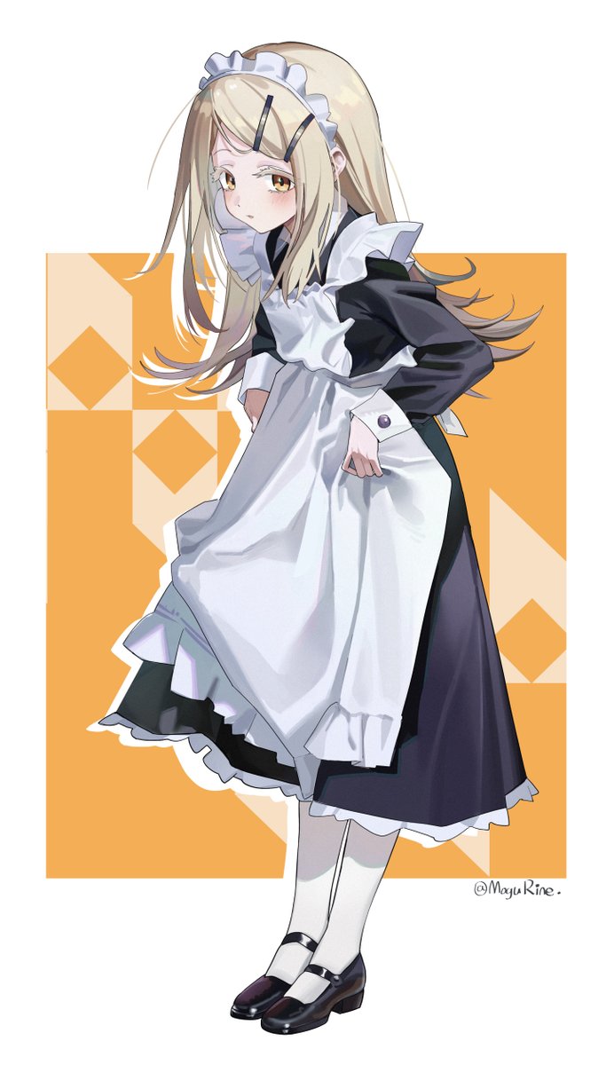 RineMogu28444's tweet photo. メイドの篠澤広 https://t.co/9MCsSowi5M