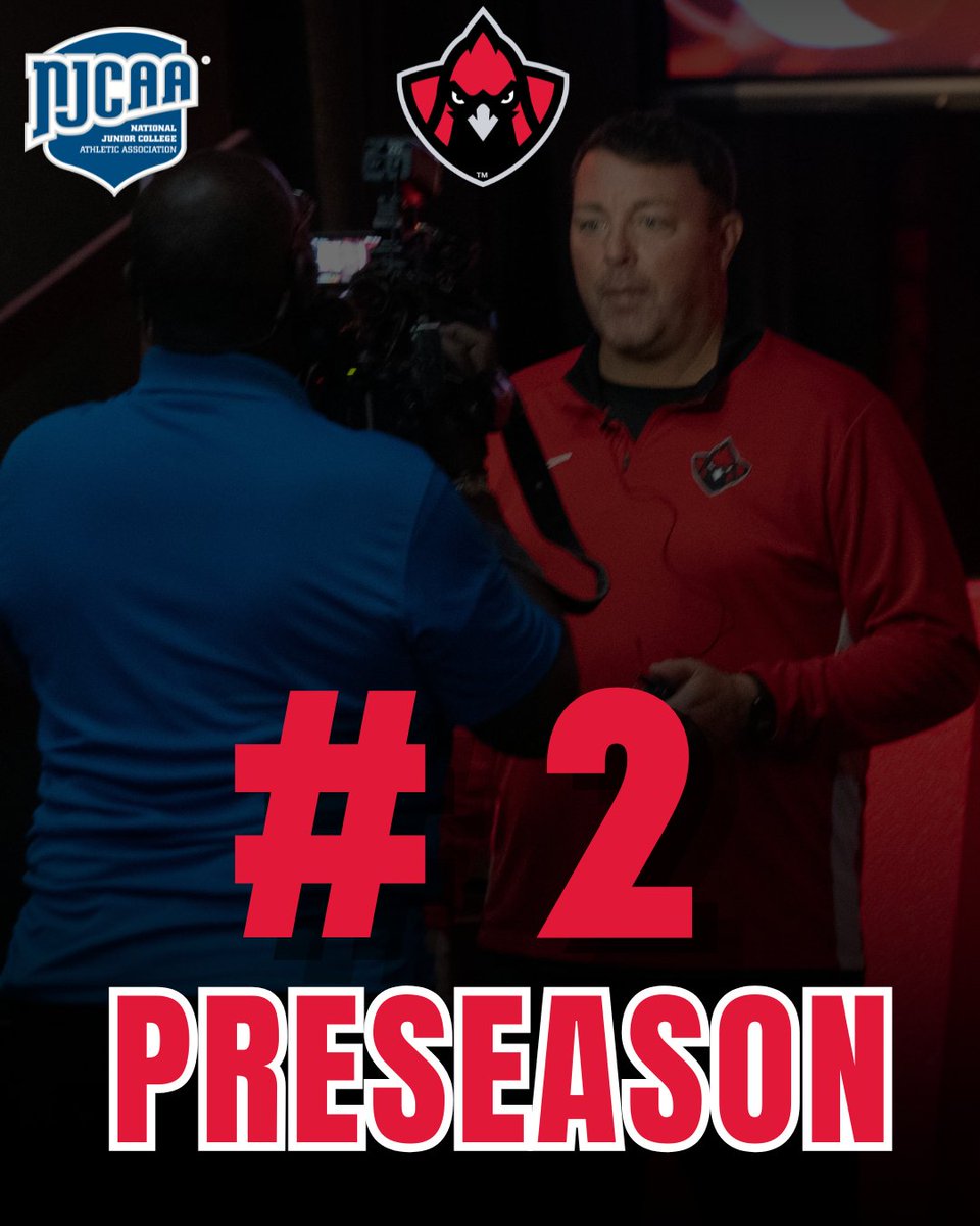 TVCCsports's tweet photo. No. 1 in the Region and No. 2 in the NATION!🚨

Cardinal Men's Basketball is entering the season with the spotlight already on them as they check in at No. 2 on the NJCAA DI Men's Basketball Preseason Poll. ❤️

THE VALLEY IS COMING.😤 https://t.co/A3ZeeahMTJ