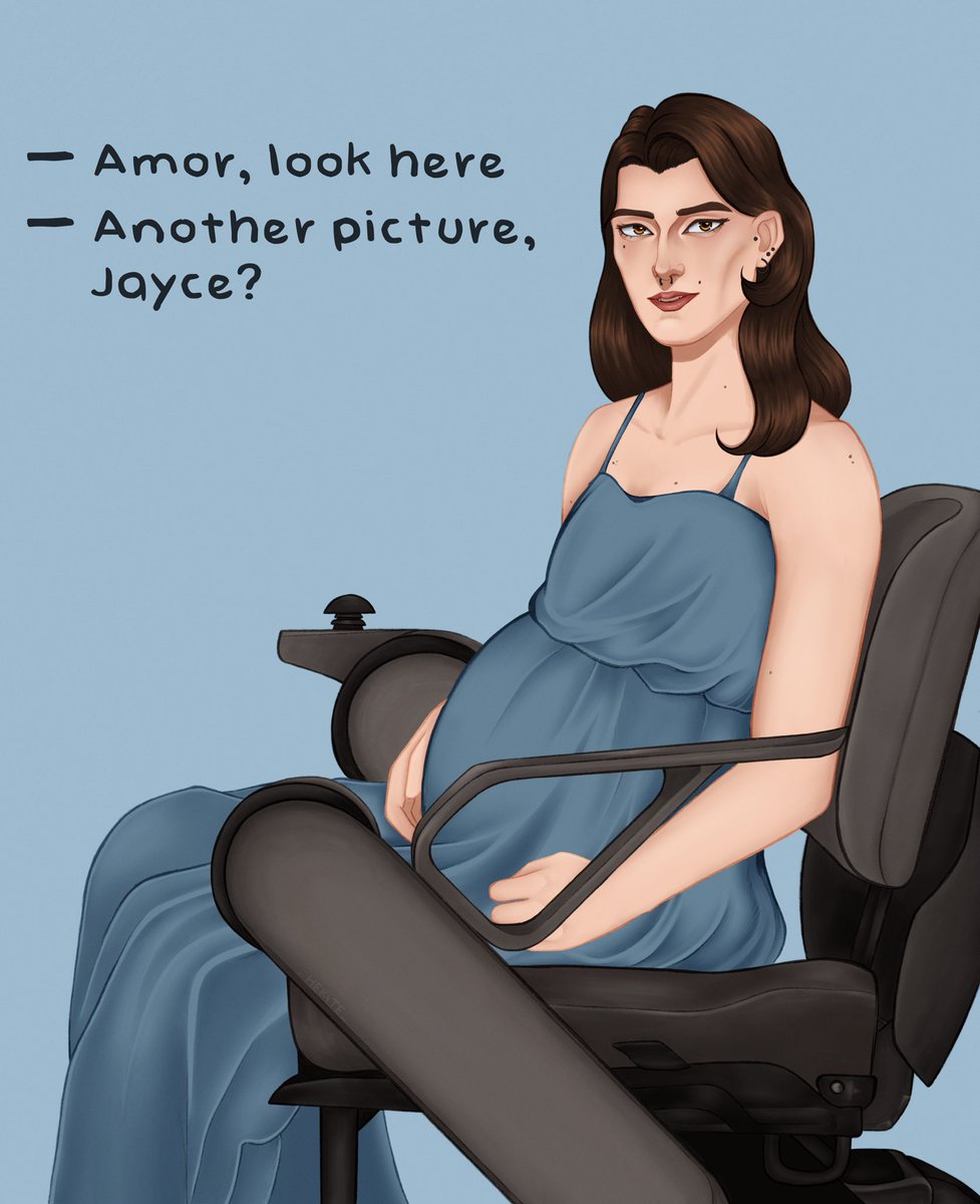 hek4tedraws's tweet photo. I finally managed to finish pregnant fem #Viktor 

#fanart #jayvik https://t.co/mhuYeYbgc5