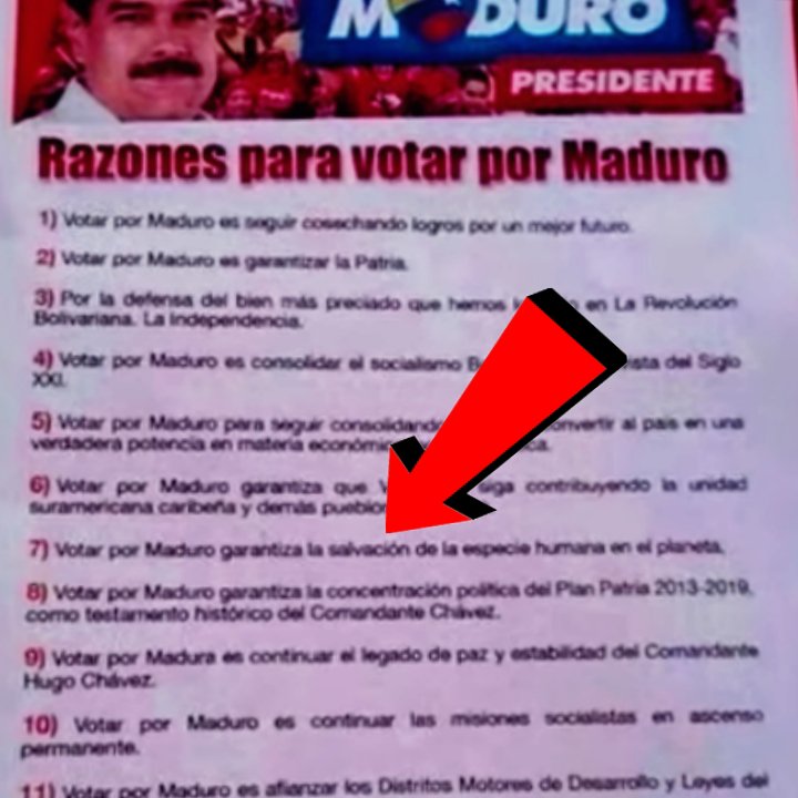 neoven84's tweet photo. Por cierto, para quien quiera saber si este dato es real...

Aquí tienen un afiche perteneciente a la campaña de Maduro, para las elecciones en abril del 2013: https://t.co/IQIMtt15hi