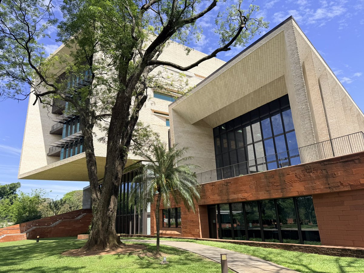DeputySecState's tweet photo. For 5 years of my life (ages 8-13), my home address was 1776 Avenida Mariscal López, the US Embassy in Asunción, Paraguay.  It was very moving to return to that address today as Deputy Secretary of State. The iconic midcentury house I grew up in was demolished several years ago and replaced with a much larger modern Embassy office building so it was disorienting to address the Embassy staff on the site of what had been my childhood home. I was touched that they gave me a small piece of stone from the original Embassy staircase—the very stairs my father walked up almost every day on his way to work during those five years. 🇺🇸🤝🇵🇾