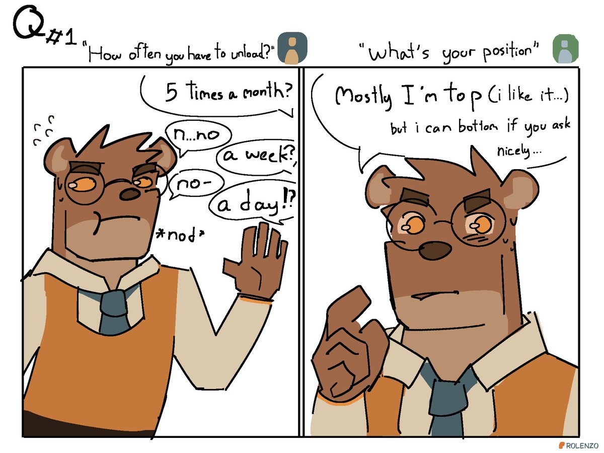 RolenzoArt's tweet photo. Q&amp;A with Walter Ep.1! 🦦💦 https://t.co/ImExKePXUc
