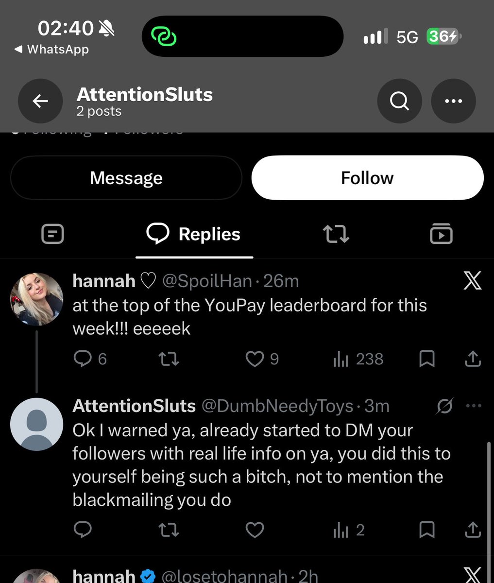 losetohannah's tweet photo. actually fuck it i’m posting it.

this dude dm’d me from multiple accounts to threaten and harass me. his main has almost 10K followers so i think i should just post. https://t.co/UiDQAiuN2l