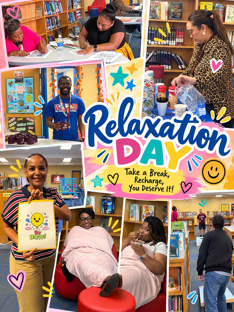 WAPerryMS's tweet photo. Our W.A. Perry Eagles enjoyed a well-deserved period of relaxation, games, coloring, treats, and fellowship! A special thank you to Mrs. Shell, Ms. Becan, and Mrs. Fontenot for organizing such a wonderful experience for our staff! We appreciate you! #RiseTogetherSoarForever https://t.co/lMTTVMWzZ5