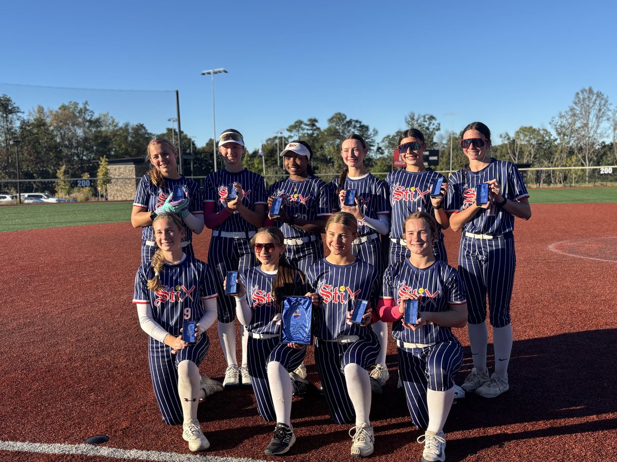 carleigh_mattox's tweet photo. Undefeated champs at the PGF Super Select 14U Bolts Fall Futures Showcase! We went 6-0 and had some close games, but battled as a team. I batted .438, scored 8 runs, caught 16 innings, and even made a diving catch in center field. Next up is a trip to Hot Springs, Arkansas! https://t.co/t8heu7fqtO