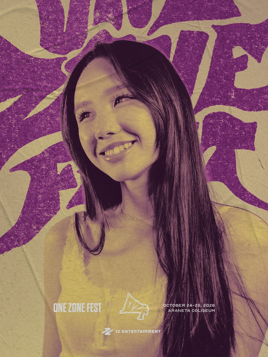 1zentertainment's tweet photo. 📣 ELLA in the ZONE

"ONE ZONE FEST is another opportunity for us to share our passion for music with everyone."

For #XONARA_ELLA, the weekend plans are set and it's time to get in the zone. See you at ONE ZONE FEST this October 24-25, 2026 at the Araneta Coliseum!

#GetInTheZone #OneZoneFest #1ZEntertainment