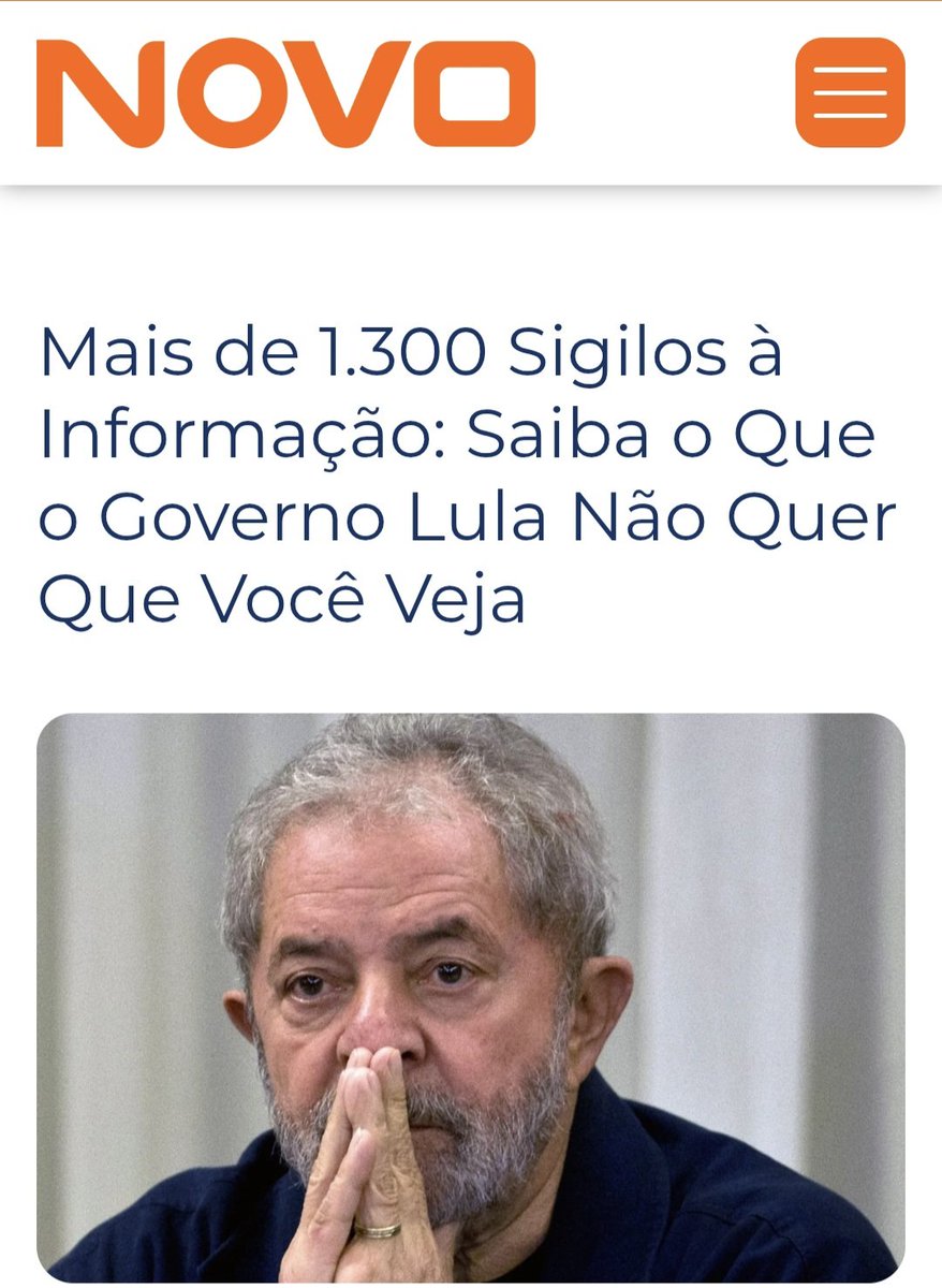 naodocover's tweet photo. @Louh_novak Abre o sigilo  @LulaOficial 

https://t.co/RXyub7bhNx https://t.co/d29KERYR8O