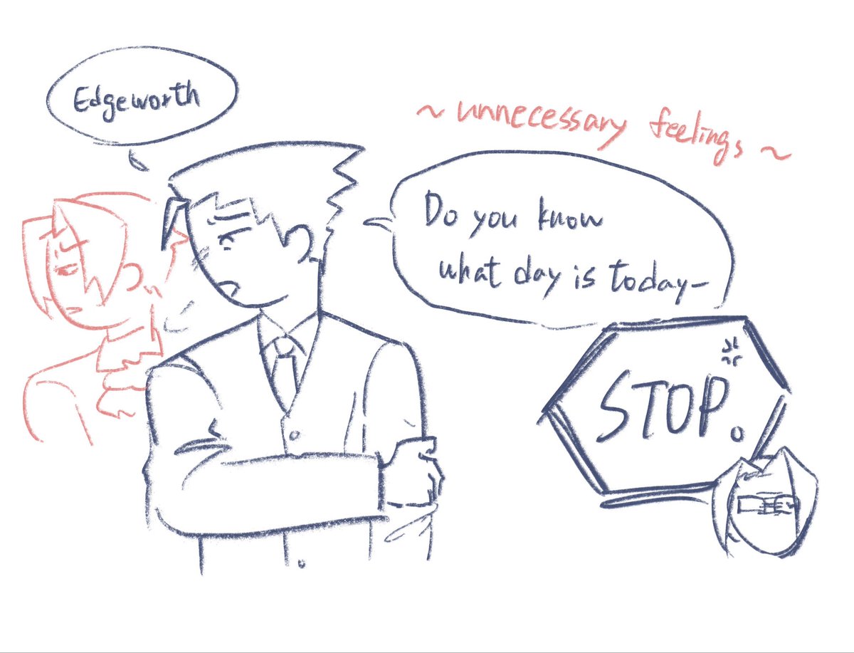 x4Goldfish's tweet photo. What day it is what day it is
#Aceattorney https://t.co/5cAuQmMaej