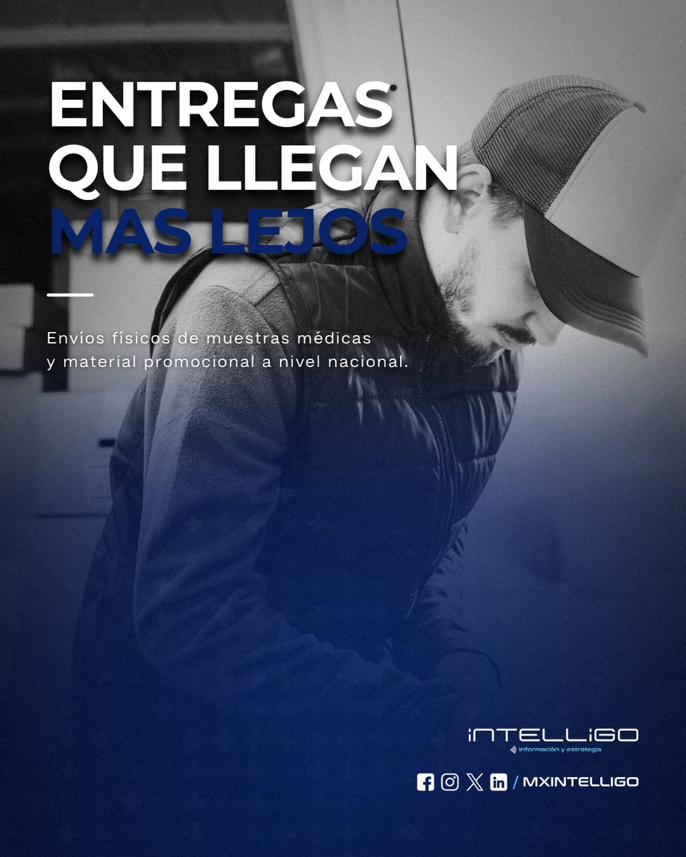 mxintelligo's tweet photo. Con ASAP, tu material promocional llega a donde lo necesitas y en el momento indicado. Optimizamos la entrega a nivel nacional para que tus campañas sigan avanzando. 🚚📦
#ASAP #Intelligo #MaterialPromocional #Logística https://t.co/giPjU7AYwJ