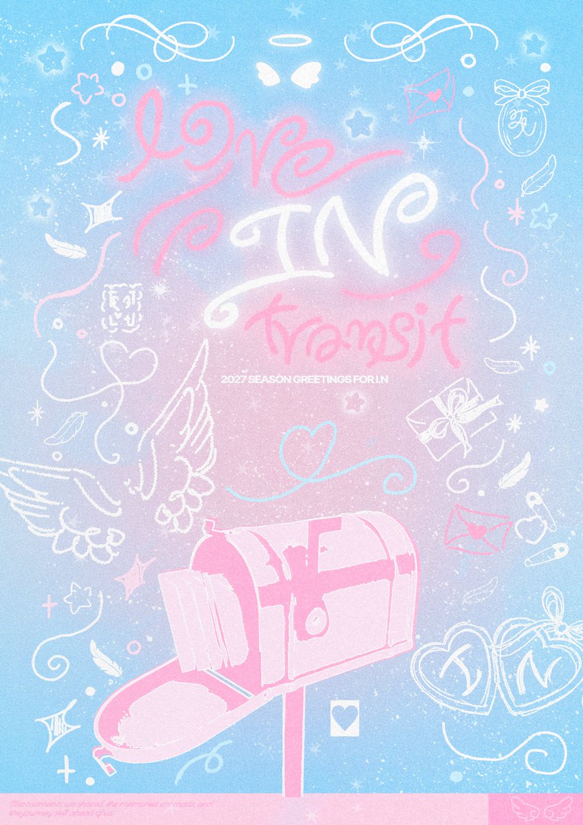 IN_0_I's tweet photo. ꕤ 𝙡𝙤𝙫𝙚 𝙄.𝙉 𝙩𝙧𝙖𝙣𝙨𝙞𝙩  
𝟤𝟢𝟤𝟩 ꜱᴇᴀꜱᴏɴ’ꜱ ɢʀᴇᴇᴛɪɴɢꜱ ꜰᴏʀ ɪ.ɴ 
 
▸ 10.20 02:08PM - 26.11.29 11:59PM 
▸ https://t.co/iT1oWbWv5n
▸ G.O = DM   

#RT 추첨 2분께 #아이엔 시즌그리팅 세트를 보내드립니다 💌 https://t.co/gXI081OINx