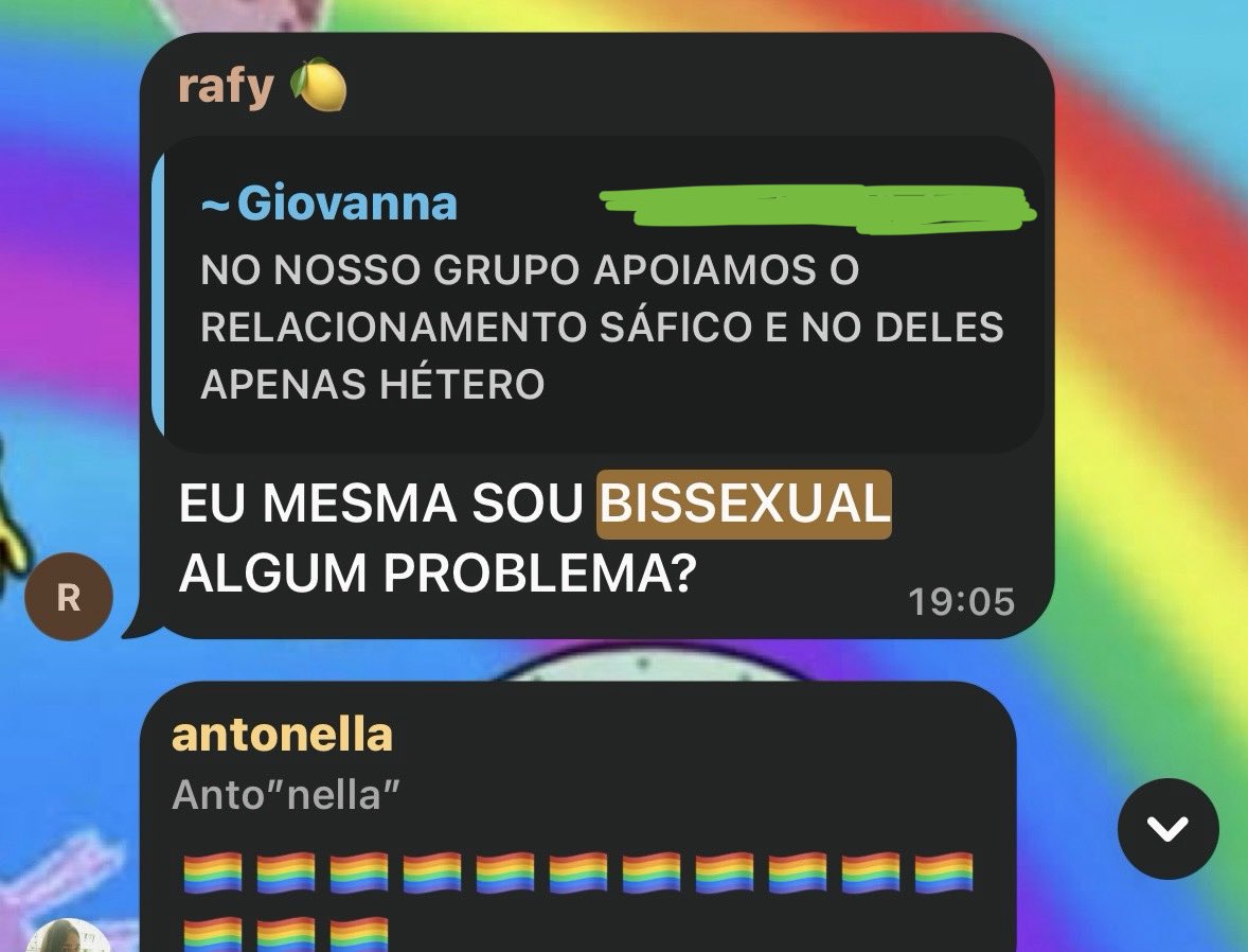 louderthan1975's tweet photo. nosso grupo bissexual anti direita ai porfavor https://t.co/kGBlSCC7Mc