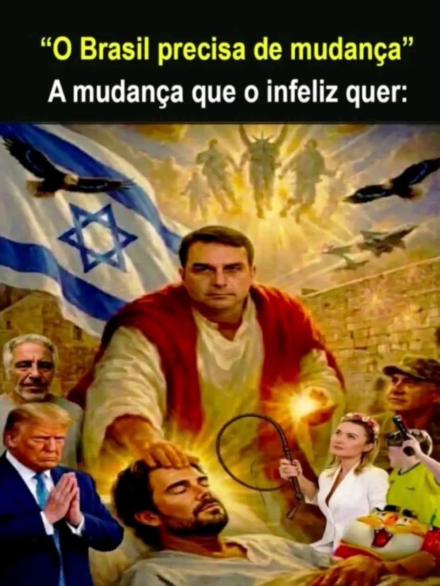 Jessleia05's tweet photo. Ai pq Lula e Bolsonaro são iguais pipipopo
Literalmente Flávio Bolsonaro: https://t.co/cktu8zjrCg