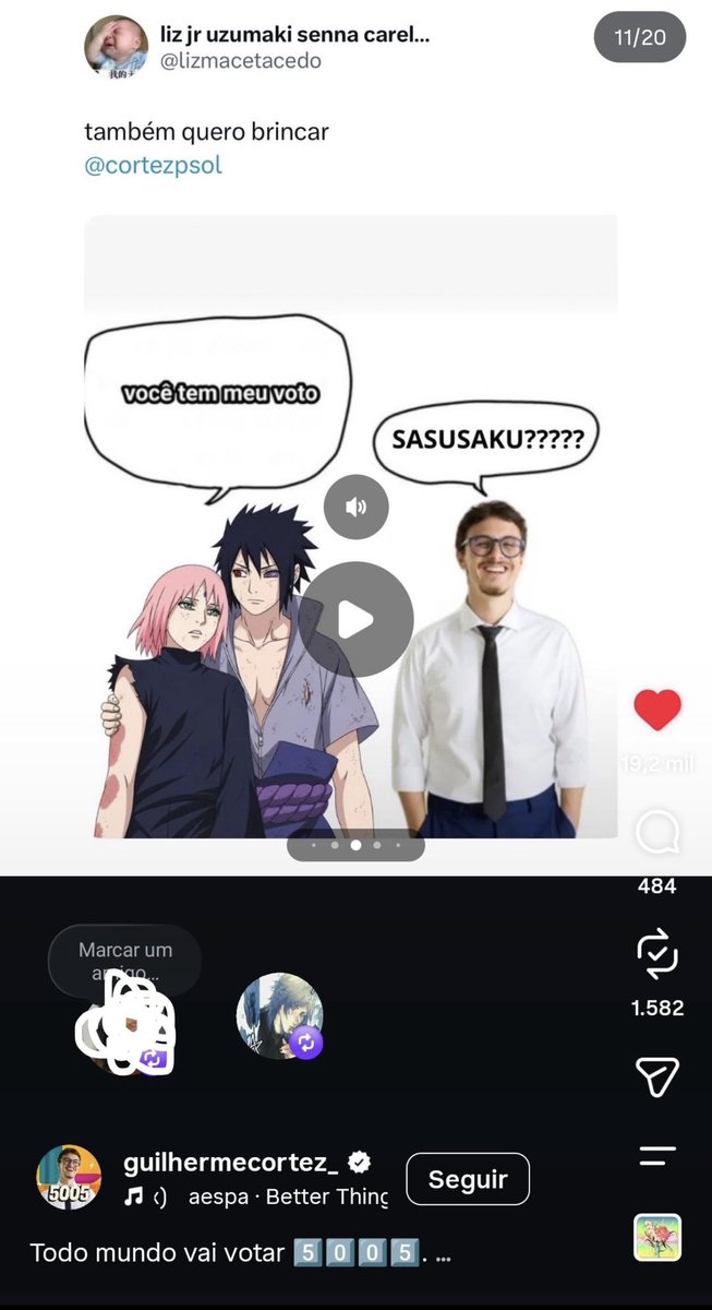 sskhina's tweet photo. gui cortez vc foi oficialmente canonizado no fandom de sasusaku, bem vindo divo https://t.co/YDYCcCeGr1