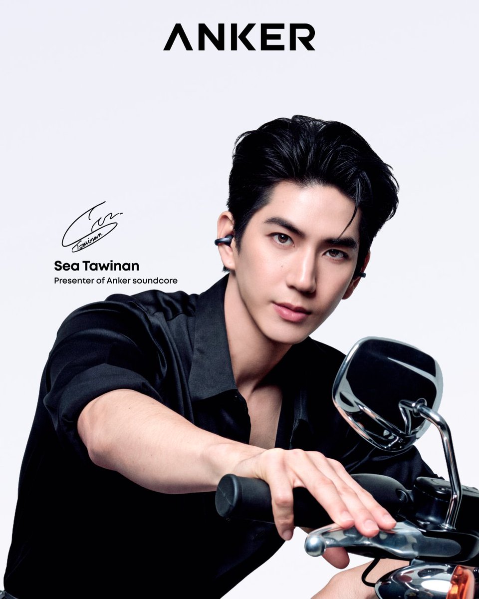 Anker_Thailand's tweet photo. Welcome @Sea_tawinan  
Presenter of Anker soundcore 

ยินดีต้อนรับคุณซี ทวินันท์ อนุกูลประเสริฐ สู่ครอบครัว Anker อย่างเป็นทางการ

ตัวแทนคนแรกของประเทศไทยที่จะมาร่วมถ่ายทอดนิยามใหม่แห่งสมาร์ทไลฟ์สไตล์ ผ่านนวัตกรรมหูฟังพรีเมียมระดับโลก ถ่ายทอดพลังเสียงเหนือระดับ คมชัด และลงตัวกับทุกจังหวะชีวิตอย่างสมบูรณ์แบบ และ Seek Ultimate ไปด้วยกัน

พร้อมเติมเต็มพลังงานบวกและรอยยิ้มสดใส ไปกับโปรเจกต์สุดพิเศษที่เตรียมไว้เพื่อทุกคน เร็ว ๆ นี้ รอติดตามได้เลย

#AnkerxSeaTawinan #AnkerThailand #Ankersoundcore #AeroClip2 #UltimateUnified
