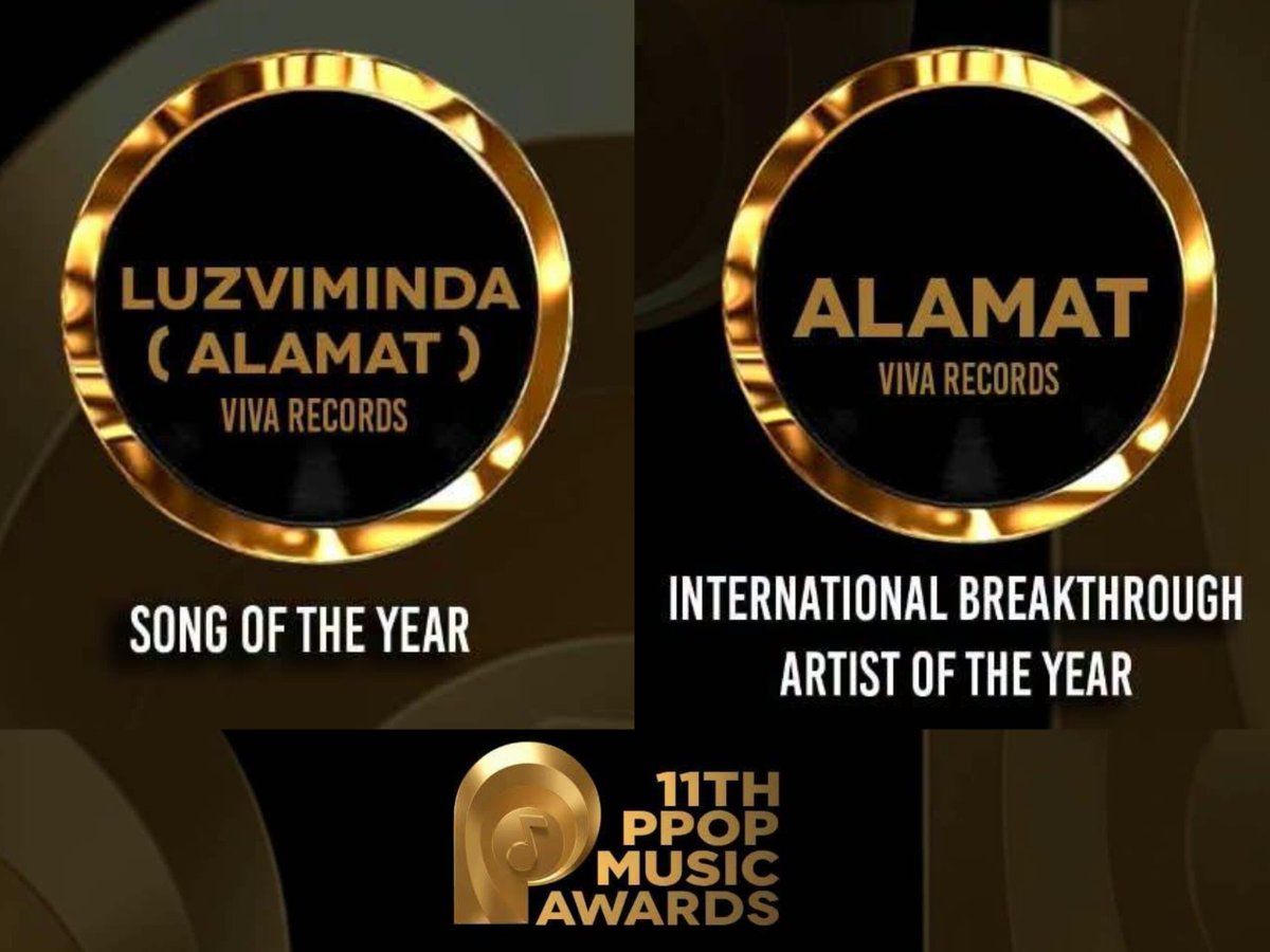 rockstarji_'s tweet photo. ALAMAT bagged two wins from the 11th Ppop Awards 🙌🏼

Song of the Year for LuzViMinda and International Breakthrough Artist of the Year https://t.co/i7eQYwv9QX
