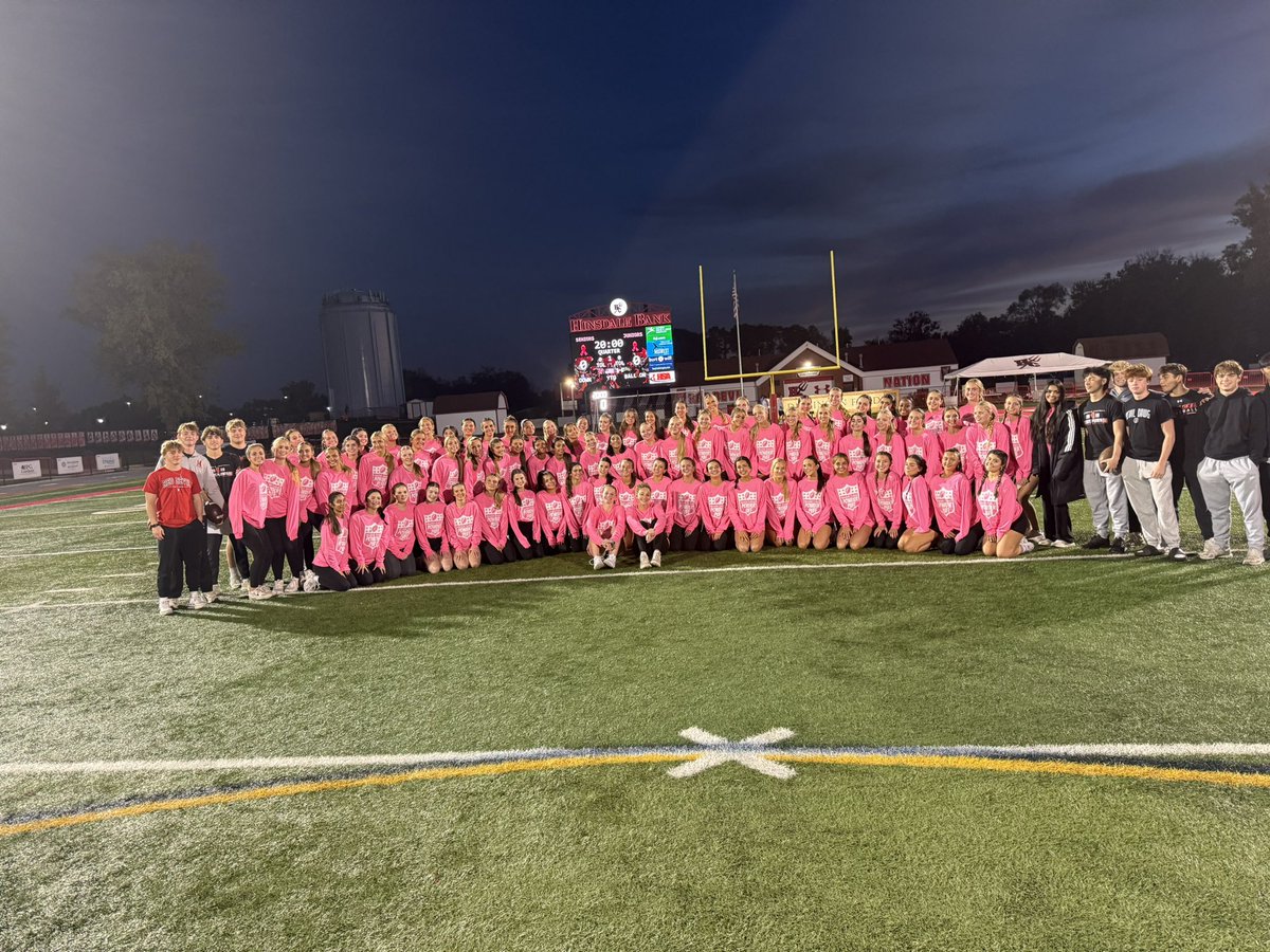 RedDevilsAD's tweet photo. 🏈💗 Powderpuff 2026: Playing for a Purpose! 💗🏈 The senior girls took home the WIN over the juniors, all while supporting a great cause—breast cancer research! 🎀💪 A fun night, friendly competition, and making a difference! 💕 https://t.co/PDwrkhhR4g