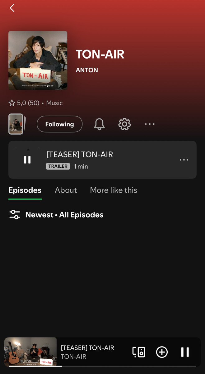 ALLINEUNSEOK's tweet photo. [Ton-Air] 1st Episode Aired today! 
Cant wait😆
 
Ton-Air on Spotify
🔗 https://t.co/jgkSMYCkcs

A TON TO SAY ON TON AIR
#TON_AIR_EP1
#집쭝_톤에어시간 https://t.co/HmFCmCShPp