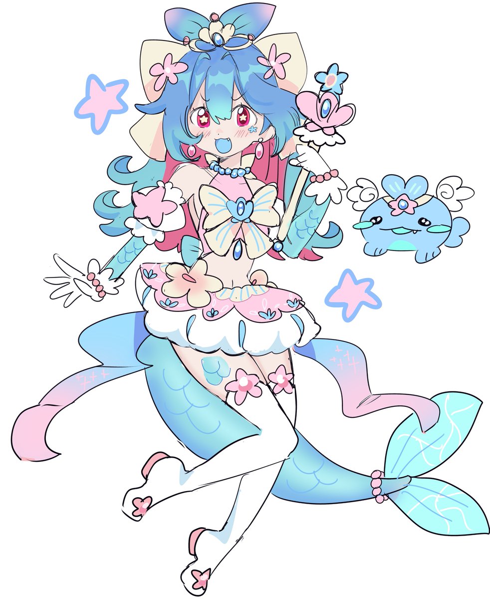 l4zufish's tweet photo. mahou shoujo LAZULI &amp; lad will save you!!! ☄️ https://t.co/6EfdjJFGZc