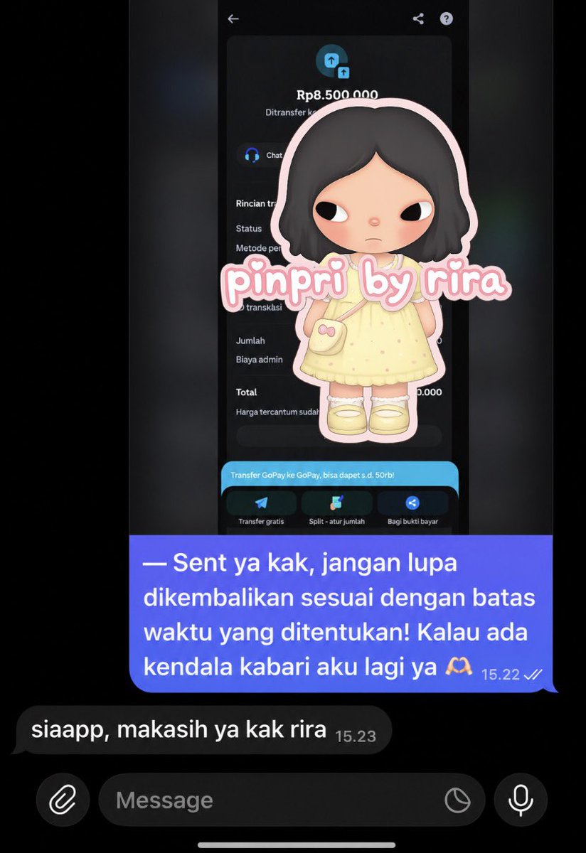instghj's tweet photo. hello buat yang lagi cari pinpri dengan nominal bisa req untuk new cust, fee rendah. bisa hubungi aku langsung ya 💗

tele: https://t.co/B5KyGy1y3y 

selective ya‼️

t. #zonauang #pinpri #dapin https://t.co/Sn4OV32GQf