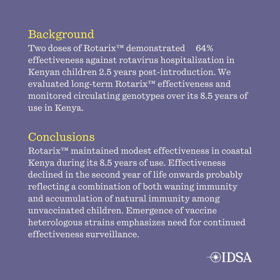 OFIDJournal's tweet photo. Long-term Rotarix™ vaccine effectiveness in coastal Kenya, estimated from child hospital admissions data from July 2014 to December 2022

✅ Just Accepted
🔗 https://t.co/SMMx9ROHFc https://t.co/5nkhMHCG6e