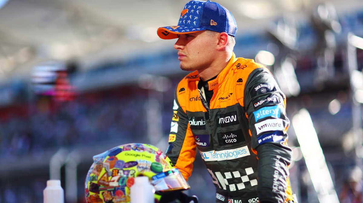 F1GuyDan's tweet photo. 🚨 Lando Norris has the longest active streak of qualifying on the front row at Austin

2023 - P2
2024 - P1
2025 - P2
2026 - 👀

There’s also a pattern. https://t.co/osBLlsHCg4