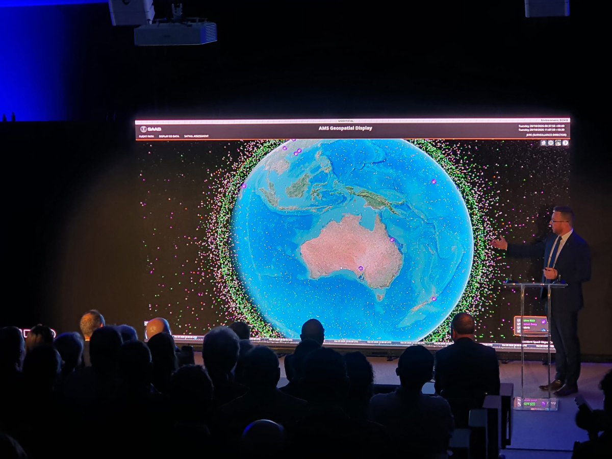 DefenceConnect's tweet photo. SAAB Australia has unveiled their new Allied Mission System designed to allow agencies and militaries understand activity in the space domain and translating that information into coordinated actions.

https://t.co/7c9oaRicQc https://t.co/8aJmAAUw2A
