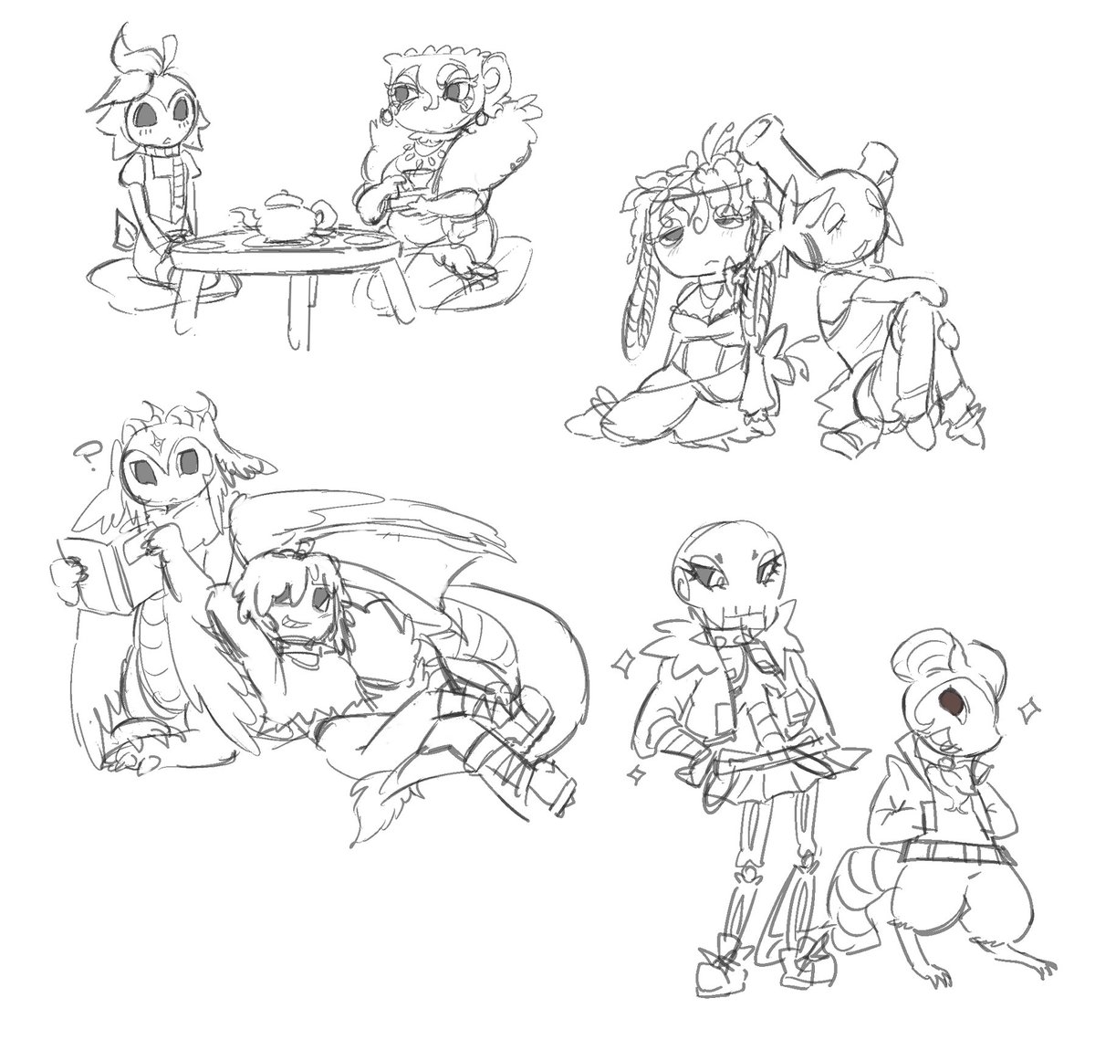 dibbles_'s tweet photo. dw ocs or something interacting with their friends https://t.co/lSxmzhAsss