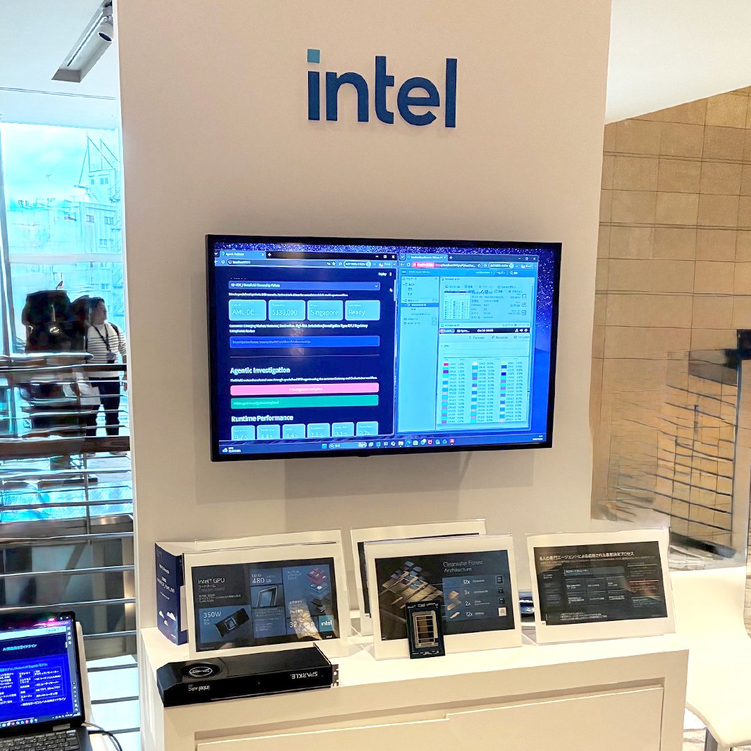 IntelJapan's tweet photo. VMware Explore on Tour 2026 が、東京で開幕しました！

インテルのブースでは、VMware Cloud Foundation (VCF) とインテル® Xeon® プラットフォームにより、次世代のプライベートクラウドをどのように支援しているかをご紹介しています。

💡 堅牢で安全な、モダン・プライベートクラウド・インフラストラクチャー
🚀 ITの近代化とAI導入の加速
🔐 TCO改善を伴う、より強固なサイバー・レジリエンス
🌐 顧客の成功を牽引する、強力なパートナー・エコシステム

ぜひ、インテルのブースで繋がり、これからの未来を共に探求しましょう。