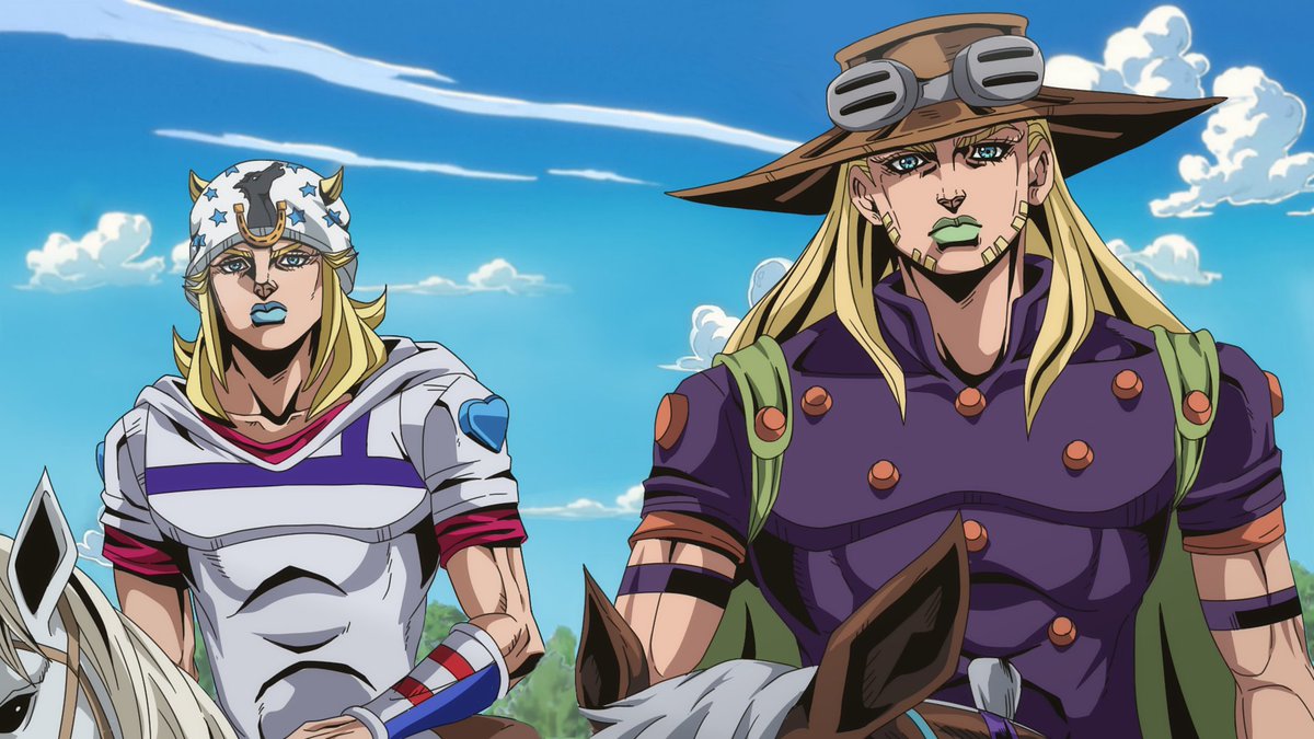 jojomelhoranim's tweet photo. A Man's World
#jojo #sbr #ジョジョ #steelballrun https://t.co/l0m8WuQw7R