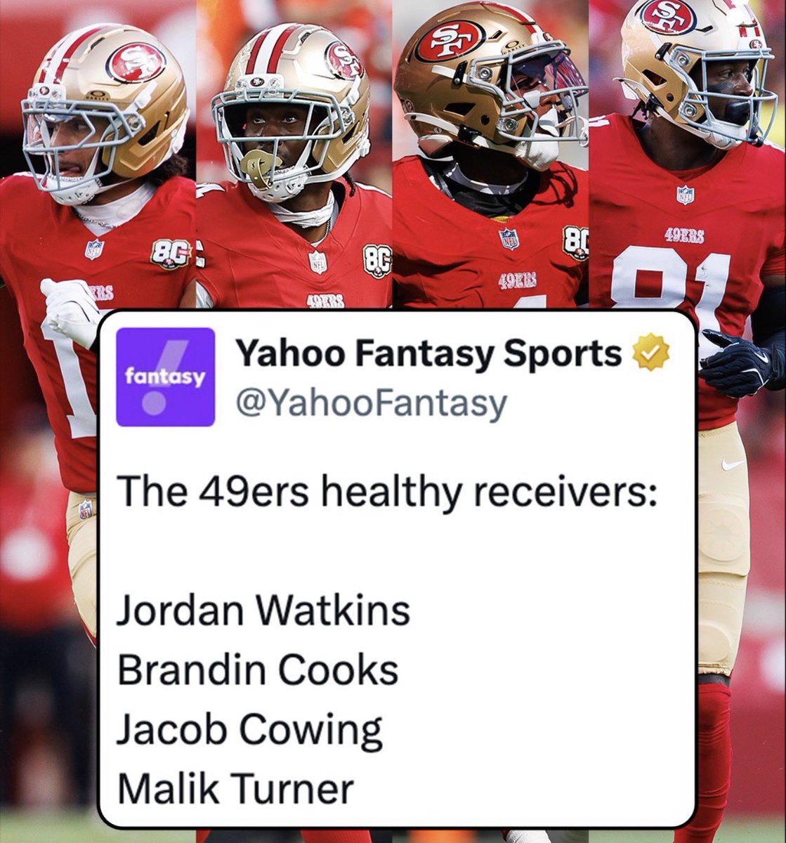 flyguyandrew's tweet photo. Purdy is MVP by default  #WASvsSF https://t.co/9VQLe5QbRk