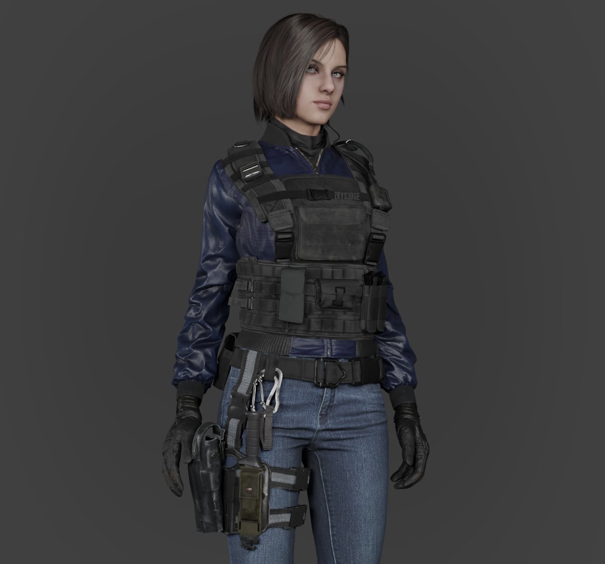 Zkys3dge's tweet photo. missing Julia Voth Jill + combined some models for this custom outfit https://t.co/1ulubjOfiS