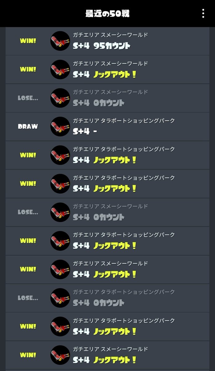 adasabitaP15's tweet photo. ←チャレンジ　Xマッチ→
すげえやこのゲーム https://t.co/WmfTByTPwc