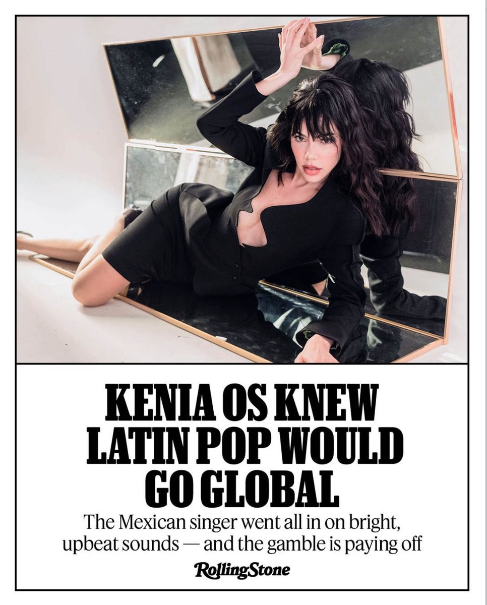 Isaac_Os01's tweet photo. Rolling stone reconoce que Kenia os es la cantante que lidera la carga en el pop mexicano y latino #keniaos #RollingStones https://t.co/WnnYRhTCpK