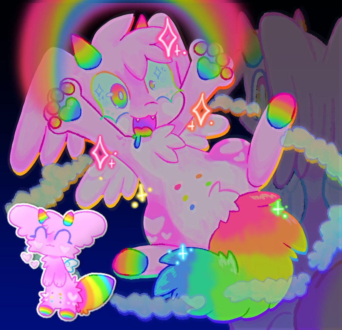 alienvuppy's tweet photo. 🌈🌈🌈 https://t.co/N8AgRQzcLV