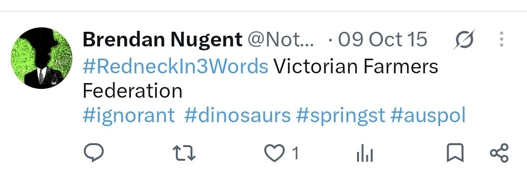 elWobbledonk's tweet photo. @michaelpurvis64 @_SocialDemocrat The recent post was a from 2015 im assuming as a piss take about dame pauline hanson. Dude doesnt seem very right wing to me from his other posts https://t.co/mtM6GAGqw6