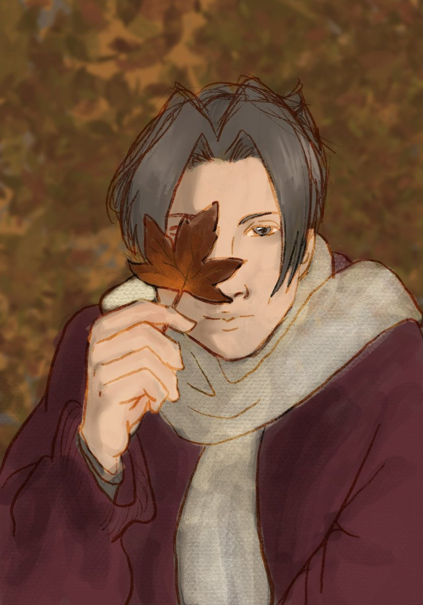 kaojenart's tweet photo. Day 19: Autumn 🍂 #aceattober #MilesEdgeworth https://t.co/4cDvV0O89T