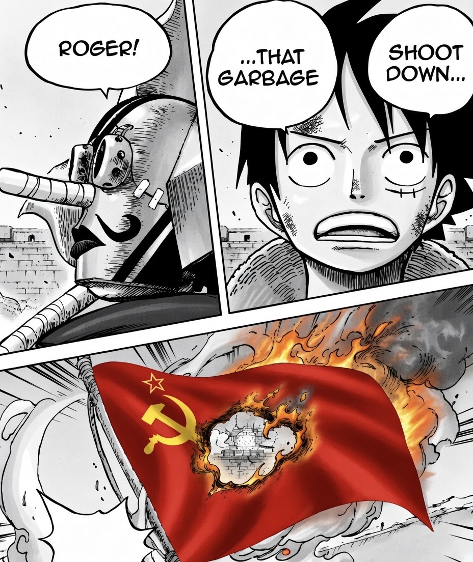 gunkgrok's tweet photo. @AnimeSpotlightt Commies it’s done bro https://t.co/qdCXhBvQ3v