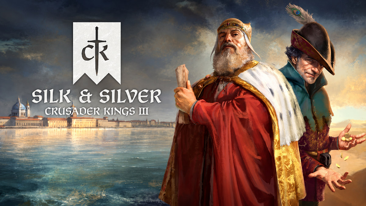 linuxgamecons's tweet photo. Who needs a crown when trade can buy you power? 
Crusader Kings III: Silk &amp; Silver lands soon on Linux, Steam Deck, Mac, and Windows.
Would you build a trade empire or rule by force?
https://t.co/TQnZMwthJv
@CrusaderKings @Steam @OnDeck
#PCGaming #SteamDeck #CrusaderKingsIII https://t.co/DLKywQsSWr