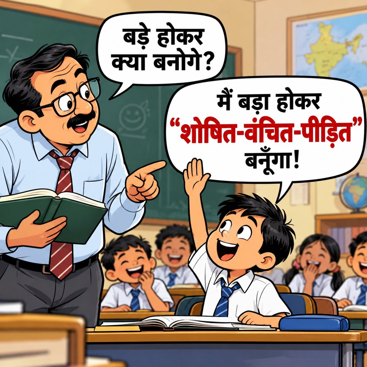DecodeSatya's tweet photo. क्या यह बच्चा कभी भी तरक्की कर पाएगा?

कौन है जिम्मेदार ऐसी मानसिकता का? https://t.co/1Ic3SclK5Z