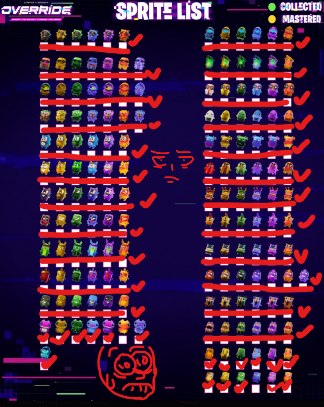 GuillermoDaBro's tweet photo. I JUST NEED 2 MORE AND I'M DONE...
#Fortnitemares #FortniteOverride #Fortnite #SaveTheSprites https://t.co/HTYqTGsNzg