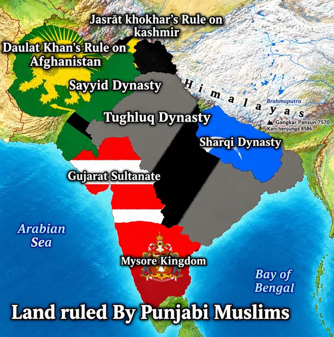 shah_ali10526's tweet photo. Land historically ruled by Native Panjabi muslims.
Credit: ashley_babe10 https://t.co/vekRGvxDRG