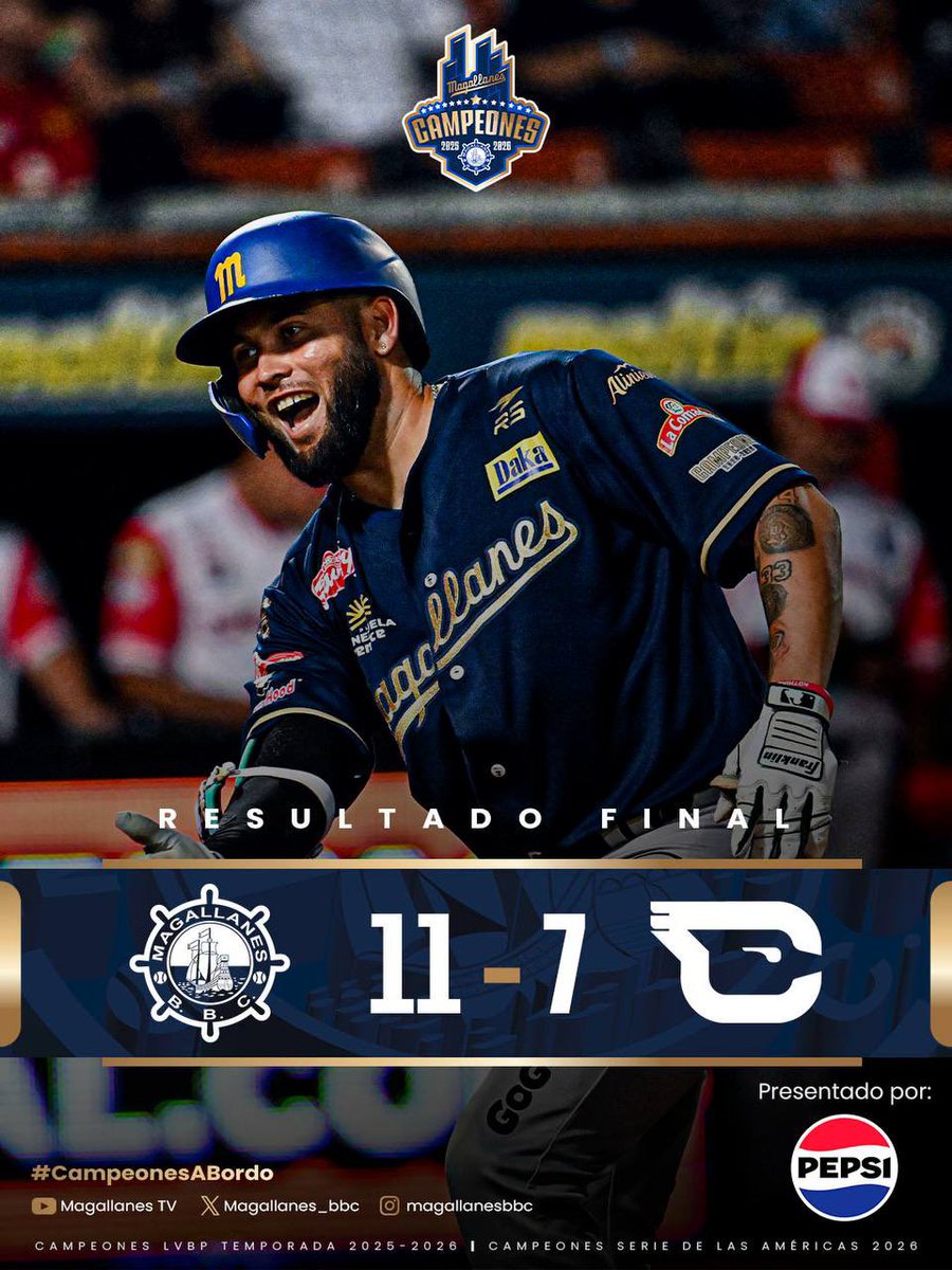 Magallanes_bbc's tweet photo. ¡𝗟𝗹𝗲𝗴𝗼́ 𝗹𝗮 𝗽𝗿𝗶𝗺𝗲𝗿𝗮! ⛴️😤

Siempre 𝙟𝙪𝙣𝙩𝙤𝙨 y remando en la misma dirección… 💙

#Magallanes #Campeonesabordo https://t.co/7tLyft2WVC