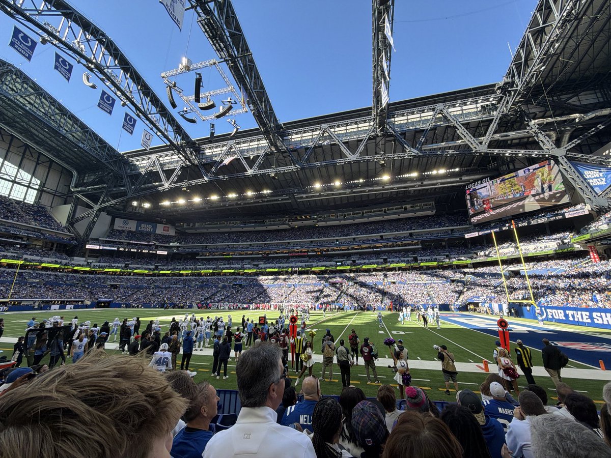 KingStro5's tweet photo. Had a great time @UMichFootball and then made it to Indy to watch @PharaohsDream and the @Colts on Sunday. @CoachJayHill @alexwutangham @dpeloqu1 @TroyBowles23 https://t.co/dJ8qT7N2rE