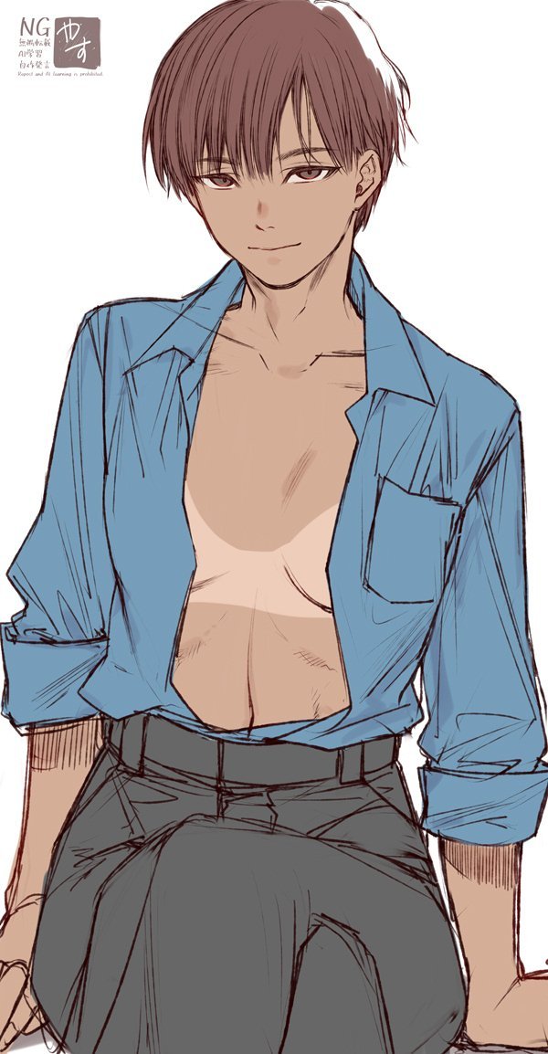YASUnososaku's tweet photo. かっこいい系とボーイッシュ系の創作キャラを描くのも大好きです https://t.co/Z8w4sS6rES