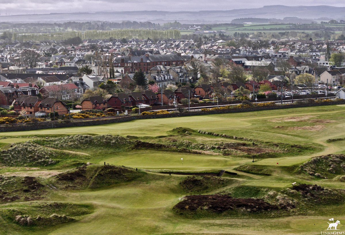 LinksGems's tweet photo. The Alps at Prestwick Golf Club - on any architecture nerd’s list of the most important holes in golf, the 17th at Prestwick is at or near the top.

Aside from being generally recognized as the oldest hole in championship golf, this hole, and in particular, the large hill fronting and blinding the green complex from the fairway, has inspired countless emulations around the world, following C.B. Macdonald’s adoption of the Alps as an “ideal” hole and his use of the template for the 3rd at National Golf Links.