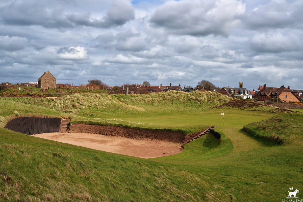 LinksGems's tweet photo. The Alps at Prestwick Golf Club - on any architecture nerd’s list of the most important holes in golf, the 17th at Prestwick is at or near the top.

Aside from being generally recognized as the oldest hole in championship golf, this hole, and in particular, the large hill fronting and blinding the green complex from the fairway, has inspired countless emulations around the world, following C.B. Macdonald’s adoption of the Alps as an “ideal” hole and his use of the template for the 3rd at National Golf Links.