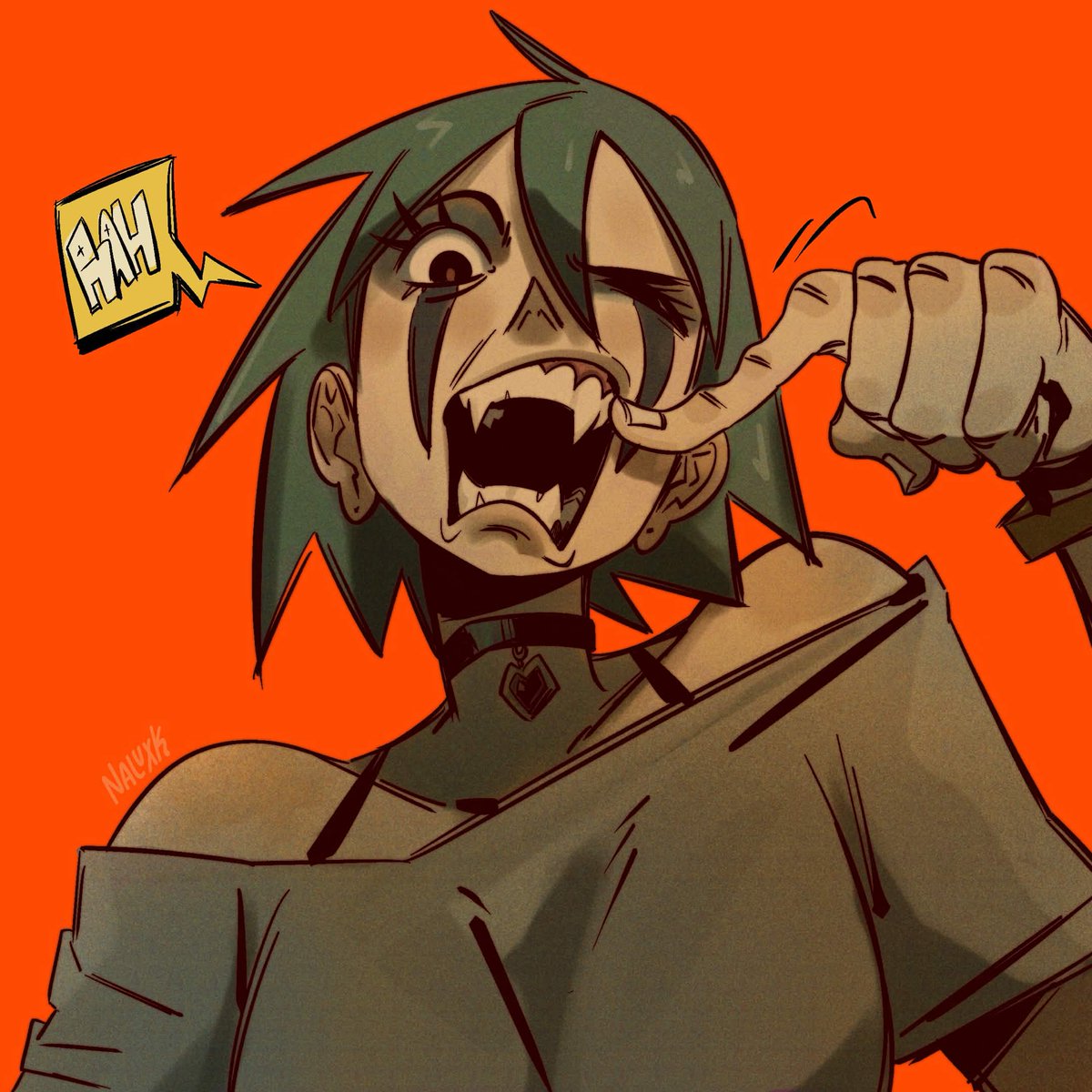 naluxk's tweet photo. Fangs https://t.co/2UZCFYucxH
