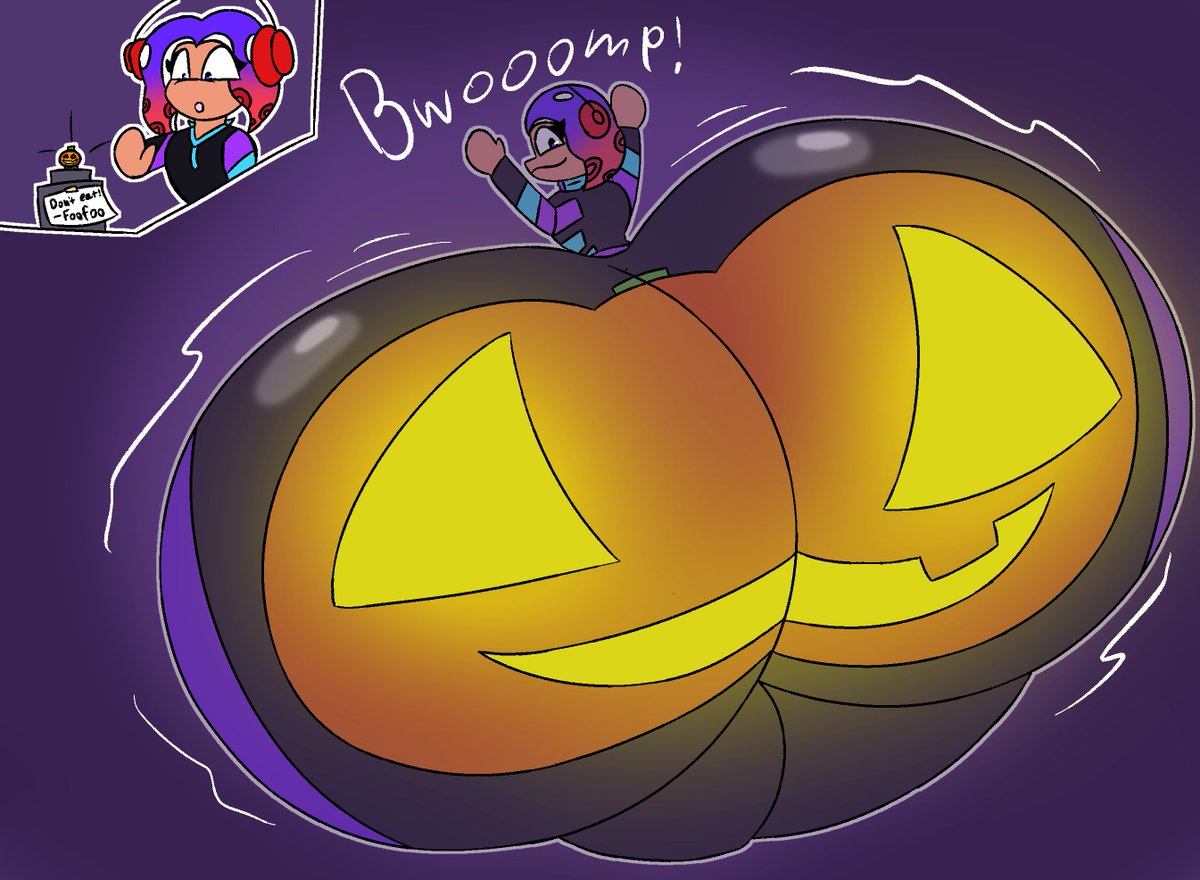 InflatableJade's tweet photo. Halloween ych for 
@Anthony50056006 
Enjoy! https://t.co/6uYRToPkRv
