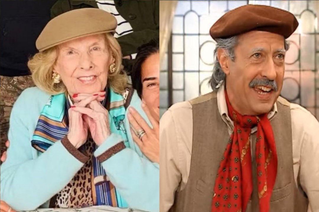 soyunargento's tweet photo. Mirtha a los 99 años y después de 2 internaciones / yo con 70 años menos https://t.co/fS7qWqYVQP