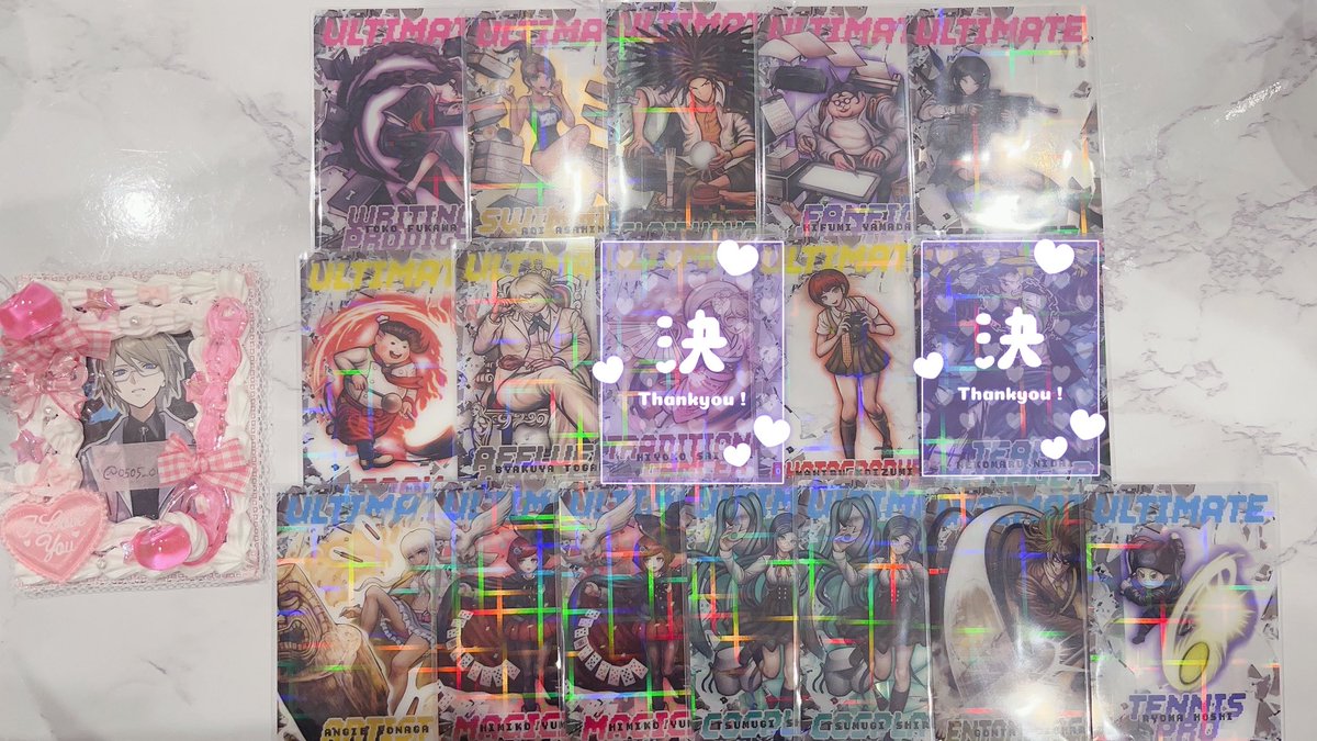 0807_0727's tweet photo. @1

ダンガンロンパ 100均 コレクションカード
交換 買取

譲┆͓̽画像のもの 定価+送料

求┆͓̽十神

⟡1枚目は4枚目含む交換のみ
✧2枚目は4枚目含む方優先
✧十神は買取もしております(PayPay)

1部お声掛け中
お気軽にお声掛けください୨୧

 #ダンガンロンパ交換 https://t.co/jQgLsBQHJW